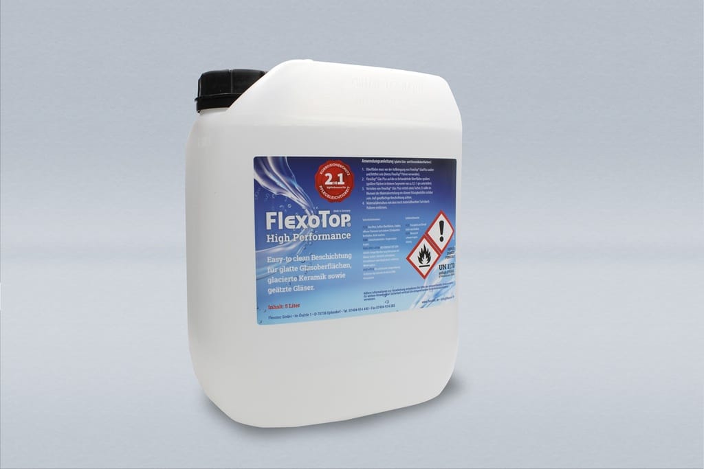 FlexoTop GlasPlus glascoating jerrycan 5 liter