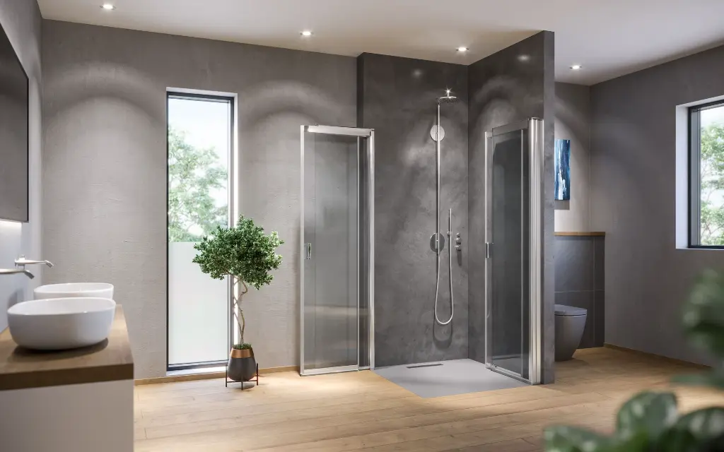 Nis/hoek rechts 1200 mm — EasyFit by FlexoTec